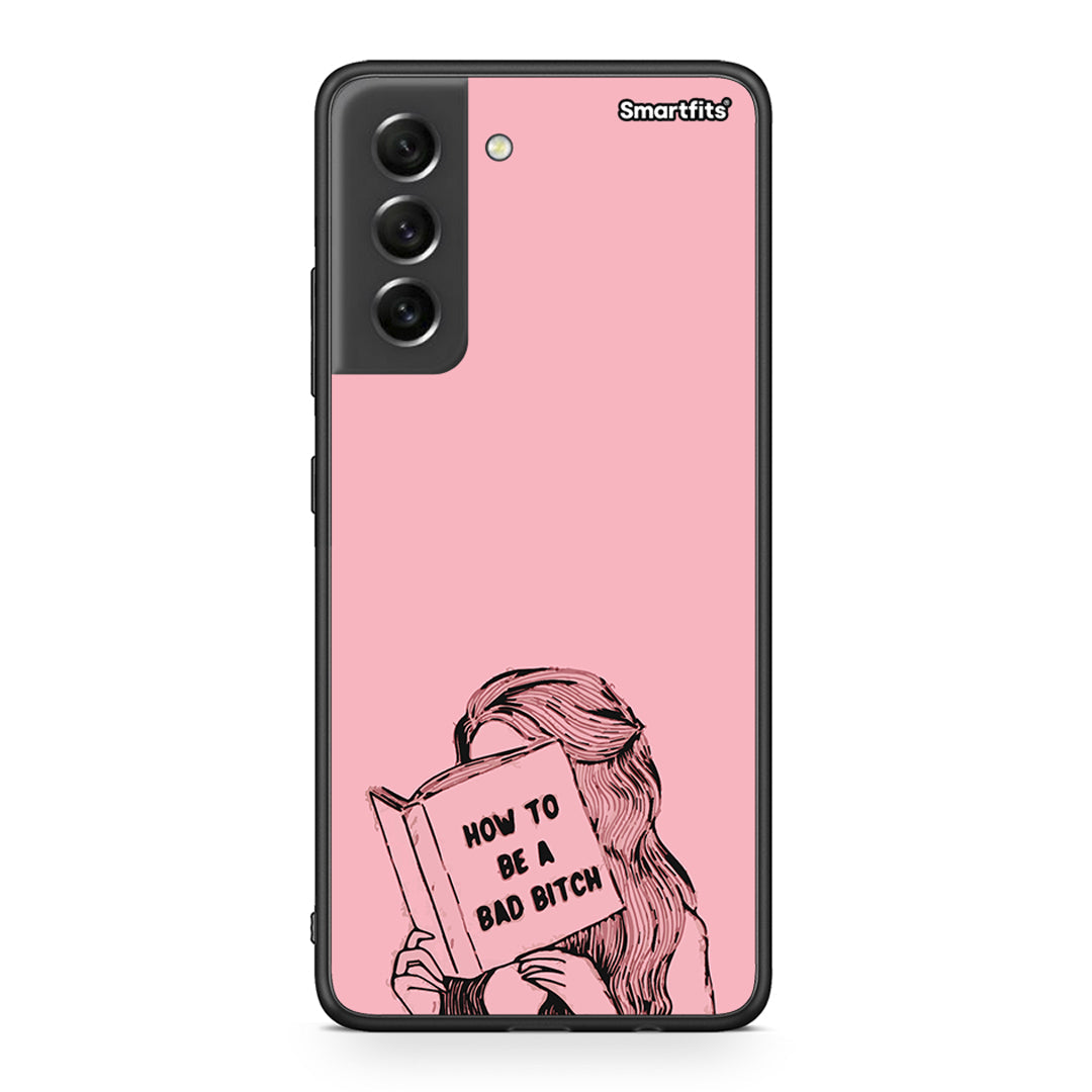 Samsung S21 FE Bad Bitch θήκη από τη Smartfits με σχέδιο στο πίσω μέρος και μαύρο περίβλημα | Smartphone case with colorful back and black bezels by Smartfits