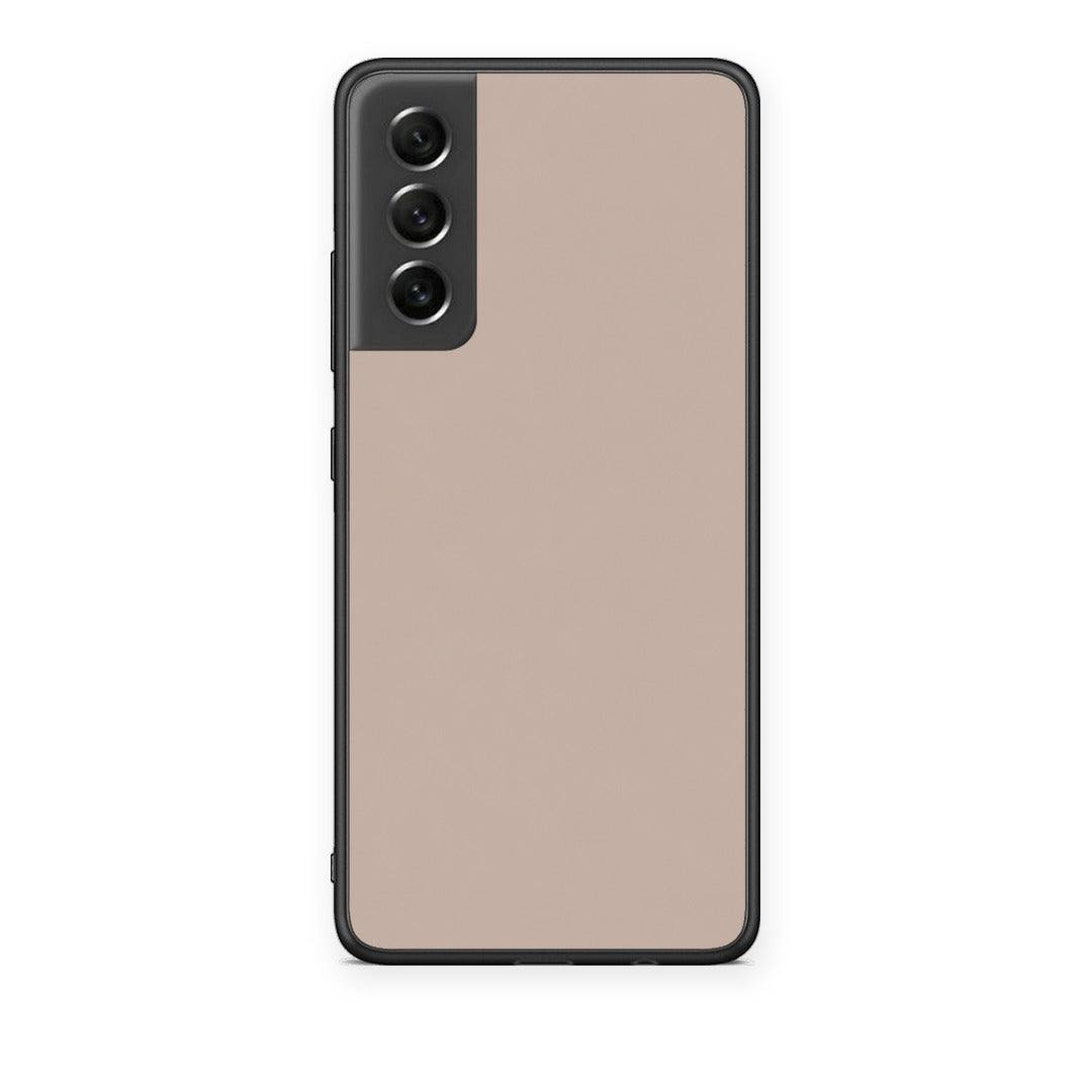Θήκη Samsung Galaxy S21 FE Blush Beige από τη Smartfits με σχέδιο στο πίσω μέρος και μαύρο περίβλημα | Samsung Galaxy S21 FE Blush Beige case with colorful back and black bezels