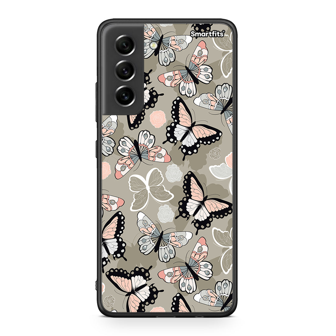 135 - Samsung S21 FE Butterflies Boho case, cover, bumper