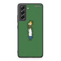 Thumbnail for Samsung S21 FE Bush Man Θήκη Αγίου Βαλεντίνου από τη Smartfits με σχέδιο στο πίσω μέρος και μαύρο περίβλημα | Smartphone case with colorful back and black bezels by Smartfits