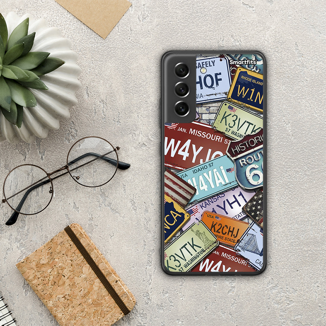 Car Plates - Samsung Galaxy S21 FE θήκη