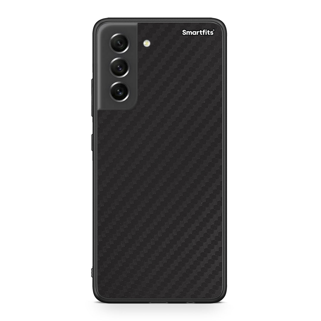 Samsung S21 FE Carbon Black θήκη από τη Smartfits με σχέδιο στο πίσω μέρος και μαύρο περίβλημα | Smartphone case with colorful back and black bezels by Smartfits