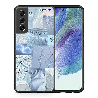 Θήκη Samsung S21 FE Ciel Aesthetic Collage από τη Smartfits με σχέδιο στο πίσω μέρος και μαύρο περίβλημα | Samsung S21 FE Ciel Aesthetic Collage case with colorful back and black bezels