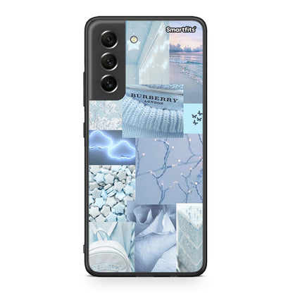 Samsung S21 FE Ciel Aesthetic Collage θήκη από τη Smartfits με σχέδιο στο πίσω μέρος και μαύρο περίβλημα | Smartphone case with colorful back and black bezels by Smartfits