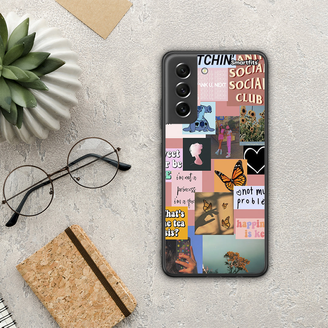 Collage Bitchin - Samsung Galaxy S21 FE θήκη