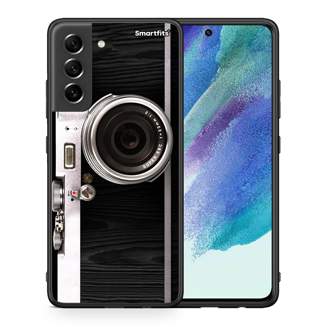 Θήκη Samsung S21 FE Emily In Paris από τη Smartfits με σχέδιο στο πίσω μέρος και μαύρο περίβλημα | Samsung S21 FE Emily In Paris case with colorful back and black bezels