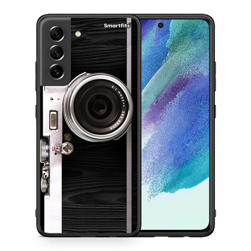 Θήκη Samsung S21 FE Emily In Paris από τη Smartfits με σχέδιο στο πίσω μέρος και μαύρο περίβλημα | Samsung S21 FE Emily In Paris case with colorful back and black bezels