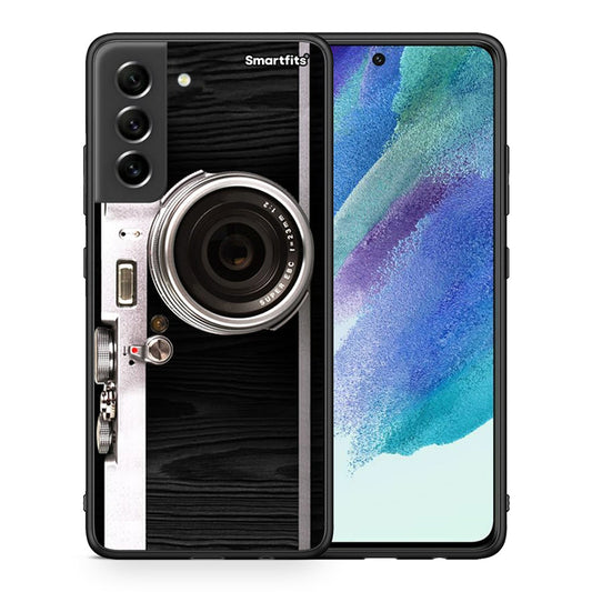 Θήκη Samsung S21 FE Emily In Paris από τη Smartfits με σχέδιο στο πίσω μέρος και μαύρο περίβλημα | Samsung S21 FE Emily In Paris case with colorful back and black bezels