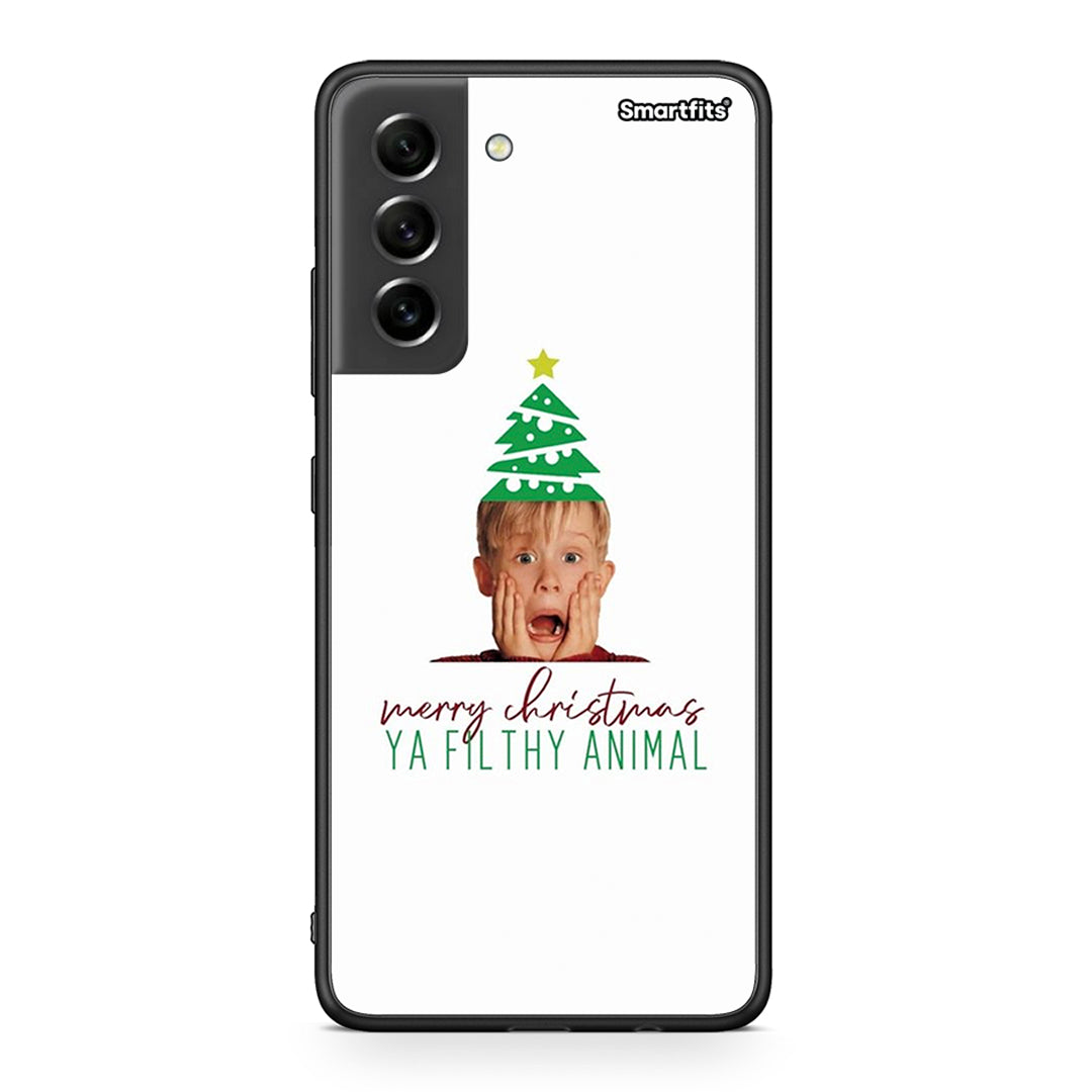 Samsung S21 FE Filthy Animal θήκη από τη Smartfits με σχέδιο στο πίσω μέρος και μαύρο περίβλημα | Smartphone case with colorful back and black bezels by Smartfits