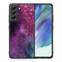Thumbnail for Θήκη Samsung S21 FE Aurora Galaxy από τη Smartfits με σχέδιο στο πίσω μέρος και μαύρο περίβλημα | Samsung S21 FE Aurora Galaxy case with colorful back and black bezels