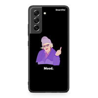 Thumbnail for Samsung S21 FE Grandma Mood Black θήκη από τη Smartfits με σχέδιο στο πίσω μέρος και μαύρο περίβλημα | Smartphone case with colorful back and black bezels by Smartfits
