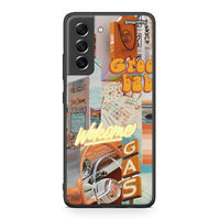 Thumbnail for Samsung S21 FE Groovy Babe Θήκη Αγίου Βαλεντίνου από τη Smartfits με σχέδιο στο πίσω μέρος και μαύρο περίβλημα | Smartphone case with colorful back and black bezels by Smartfits