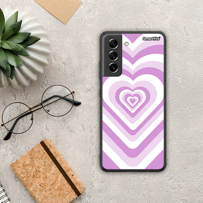 Lilac Hearts - Samsung Galaxy S21 FE θήκη