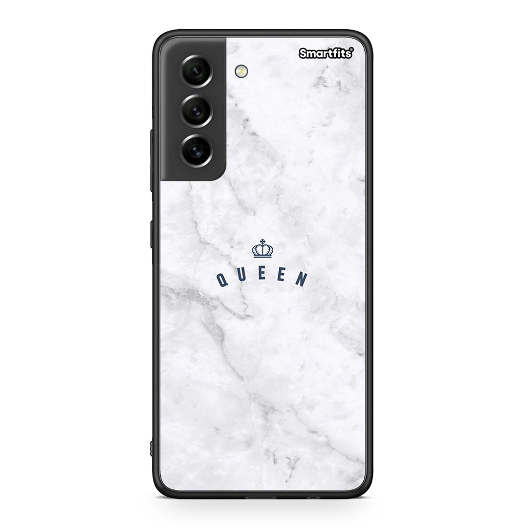 4 - Samsung S21 FE Queen Marble case, cover, bumper