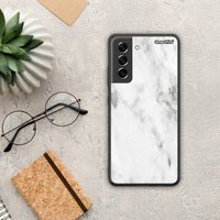 Thumbnail for 161 Marble White - Samsung Galaxy S21 FE θήκη