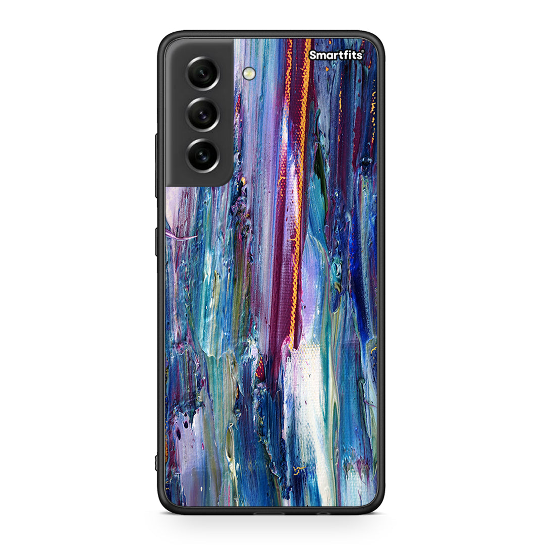 99 - Samsung S21 FE Paint Winter case, cover, bumper