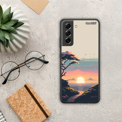 Pixel Sunset - Samsung Galaxy S21 FE θήκη