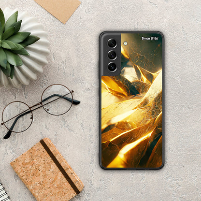 Real Gold - Samsung Galaxy S21 FE θήκη