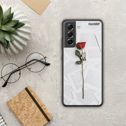 Red Rose - Samsung Galaxy S21 FE θήκη