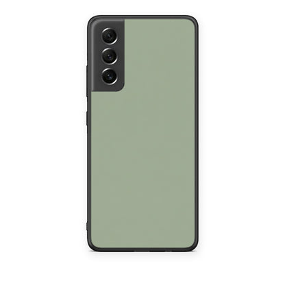 Θήκη Samsung Galaxy S21 FE Sage Green από τη Smartfits με σχέδιο στο πίσω μέρος και μαύρο περίβλημα | Samsung Galaxy S21 FE Sage Green case with colorful back and black bezels