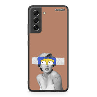 Thumbnail for Samsung S21 FE Sim Merilyn θήκη από τη Smartfits με σχέδιο στο πίσω μέρος και μαύρο περίβλημα | Smartphone case with colorful back and black bezels by Smartfits