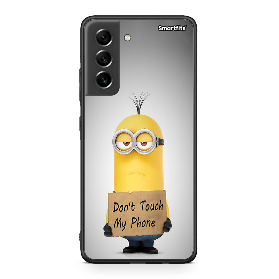4 - Samsung S21 FE Minion Text case, cover, bumper