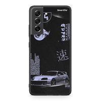Thumbnail for Samsung S21 FE Tokyo Drift Θήκη Αγίου Βαλεντίνου από τη Smartfits με σχέδιο στο πίσω μέρος και μαύρο περίβλημα | Smartphone case with colorful back and black bezels by Smartfits