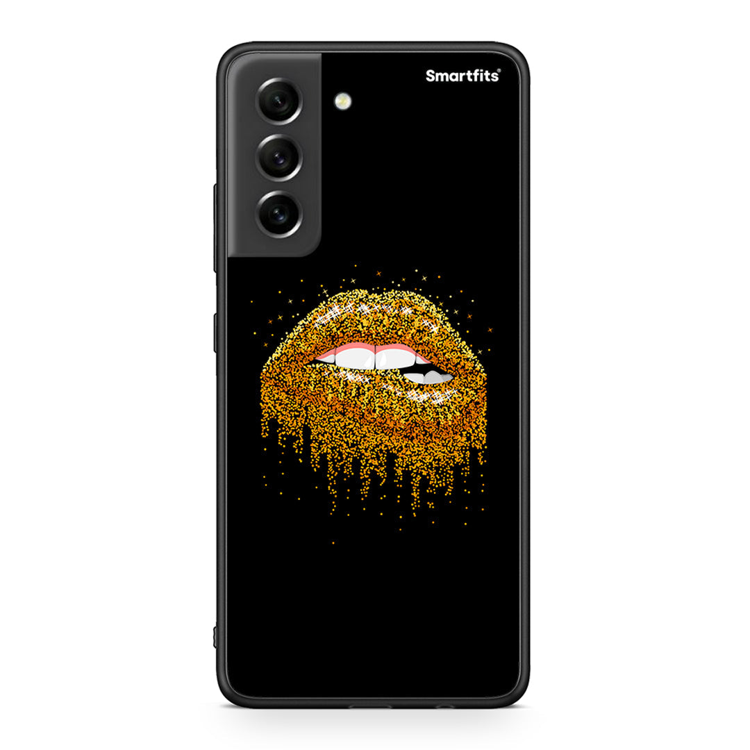 4 - Samsung S21 FE Golden Valentine case, cover, bumper