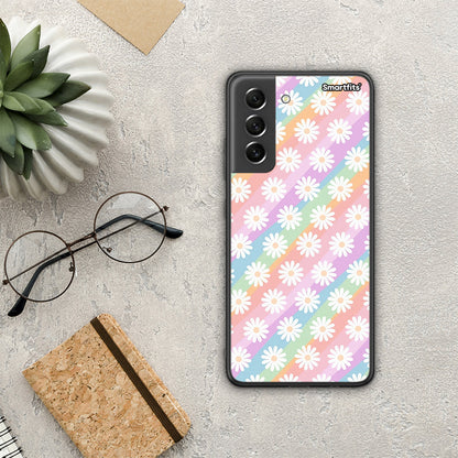 White Daisies - Samsung Galaxy S21 FE θήκη