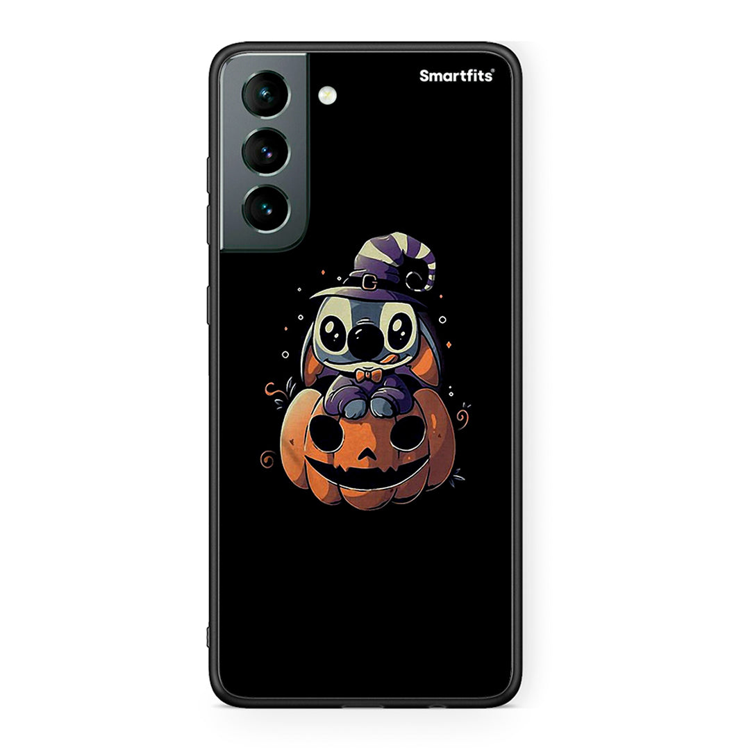 Samsung S21 Halloween Stitch θήκη από τη Smartfits με σχέδιο στο πίσω μέρος και μαύρο περίβλημα | Smartphone case with colorful back and black bezels by Smartfits