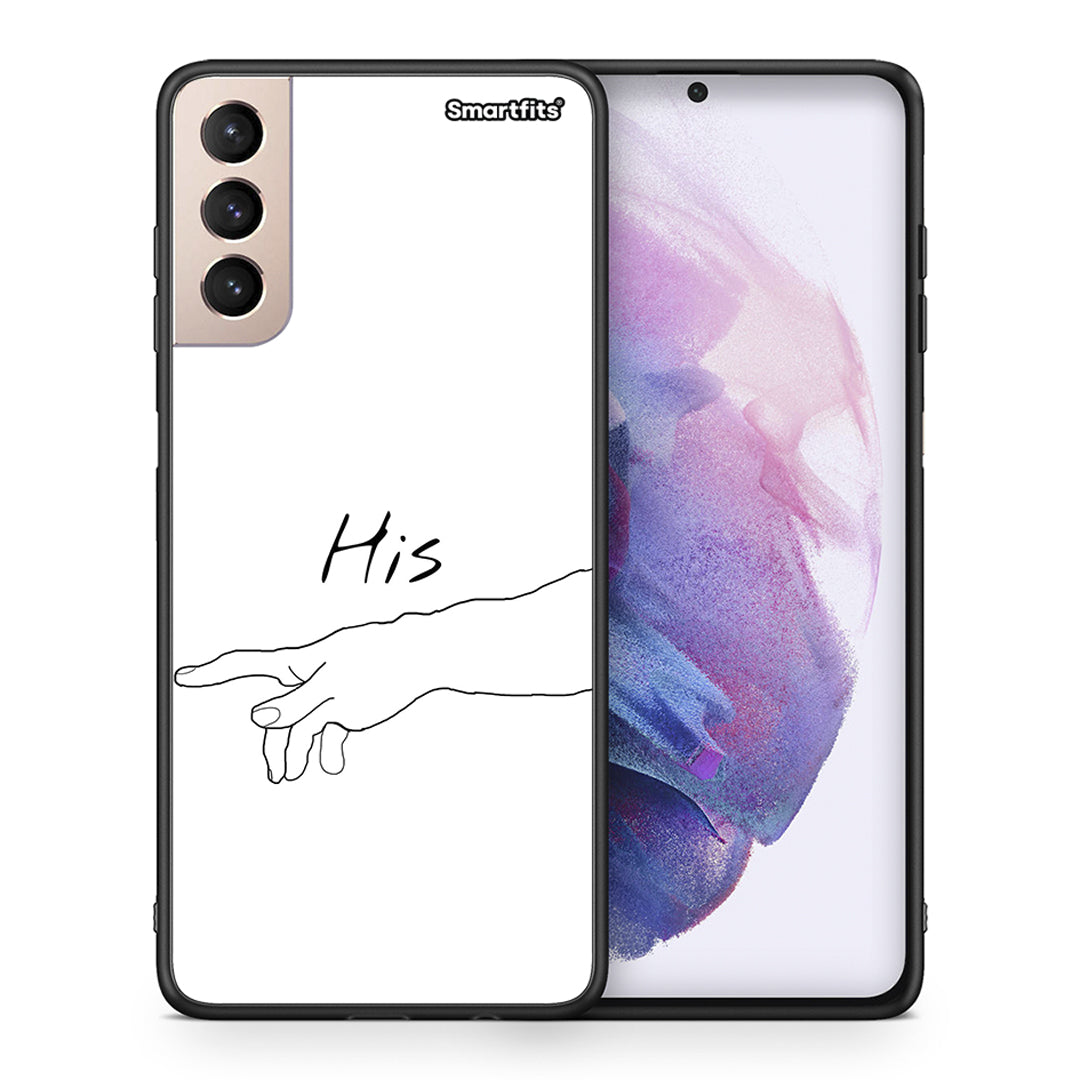 Θήκη Αγίου Βαλεντίνου Samsung S21+ Aeshetic Love 2 από τη Smartfits με σχέδιο στο πίσω μέρος και μαύρο περίβλημα | Samsung S21+ Aeshetic Love 2 case with colorful back and black bezels