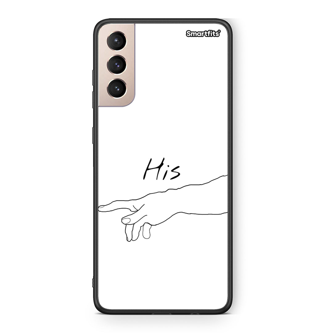 Samsung S21+ Aeshetic Love 2 Θήκη Αγίου Βαλεντίνου από τη Smartfits με σχέδιο στο πίσω μέρος και μαύρο περίβλημα | Smartphone case with colorful back and black bezels by Smartfits