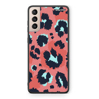Thumbnail for 22 - Samsung S21+ Pink Leopard Animal case, cover, bumper