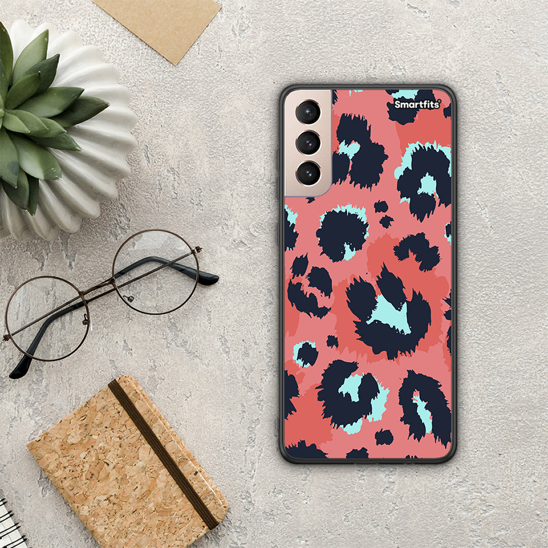 Animal Pink Leopard - Samsung Galaxy S21+ θήκη