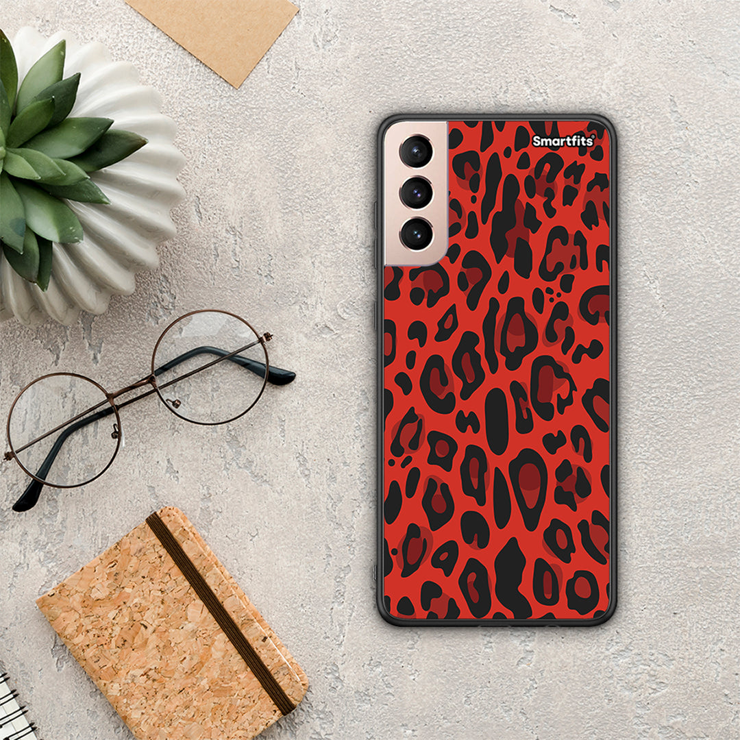 Animal Red Leopard - Samsung Galaxy S21+ θήκη