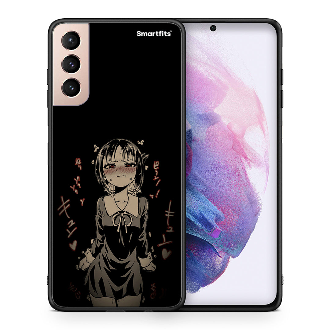 Θήκη Samsung S21+ Anime Girl από τη Smartfits με σχέδιο στο πίσω μέρος και μαύρο περίβλημα | Samsung S21+ Anime Girl case with colorful back and black bezels