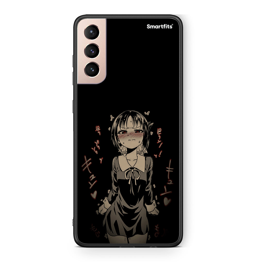 Samsung S21+ Anime Girl θήκη από τη Smartfits με σχέδιο στο πίσω μέρος και μαύρο περίβλημα | Smartphone case with colorful back and black bezels by Smartfits