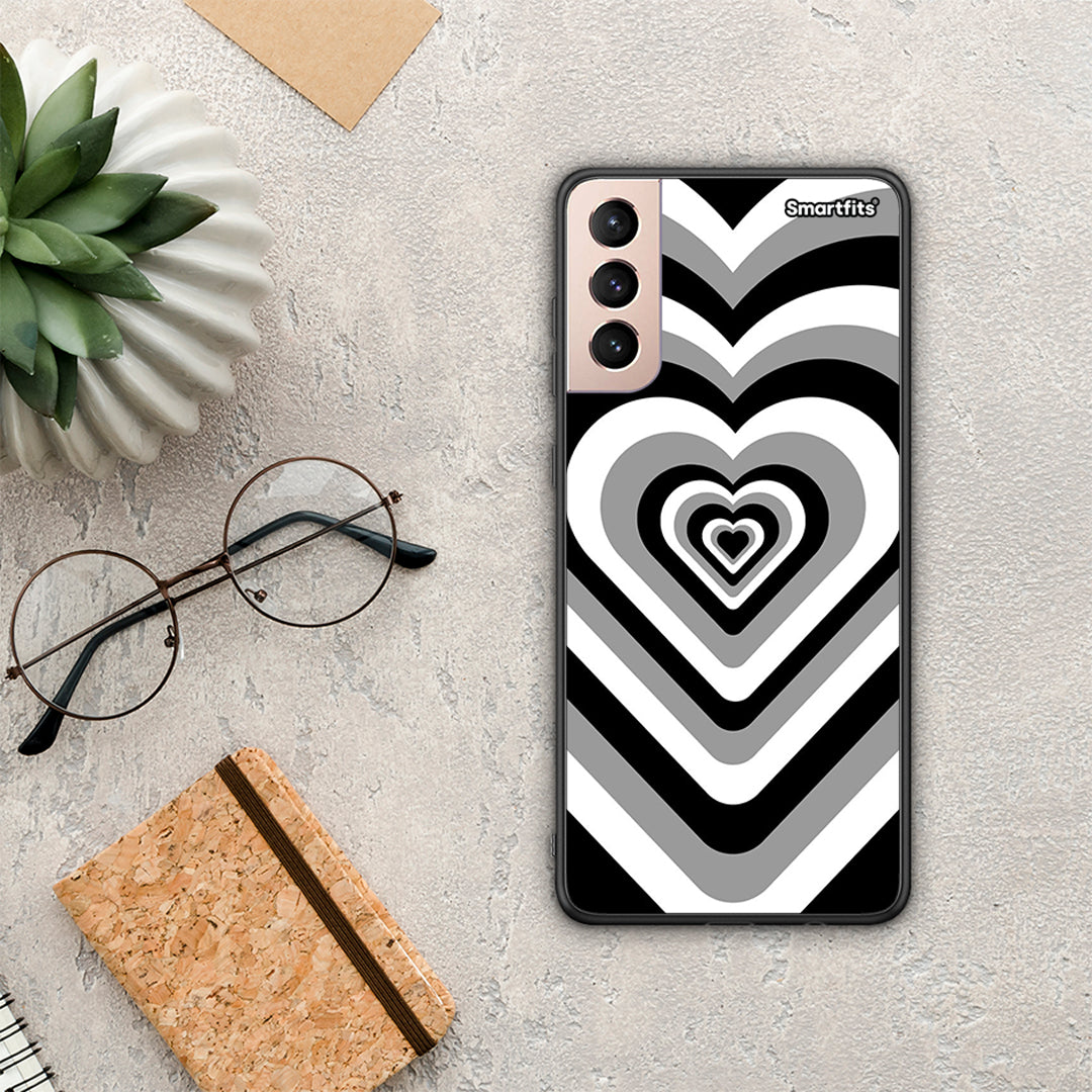 Black Hearts - Samsung Galaxy S21+ θήκη