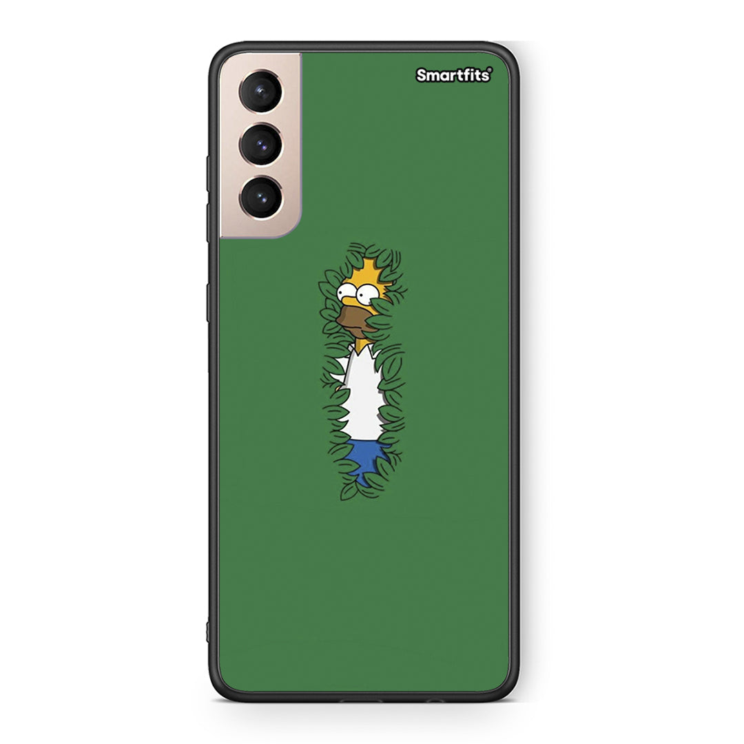 Samsung S21+ Bush Man Θήκη Αγίου Βαλεντίνου από τη Smartfits με σχέδιο στο πίσω μέρος και μαύρο περίβλημα | Smartphone case with colorful back and black bezels by Smartfits