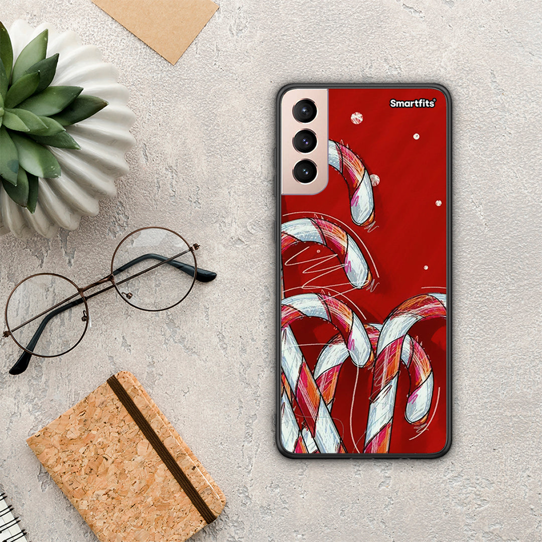 Candy Cane - Samsung Galaxy S21+ θήκη