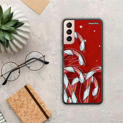 Candy Cane - Samsung Galaxy S21+ θήκη