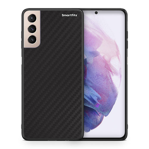 Θήκη Samsung S21+ Carbon Black από τη Smartfits με σχέδιο στο πίσω μέρος και μαύρο περίβλημα | Samsung S21+ Carbon Black case with colorful back and black bezels