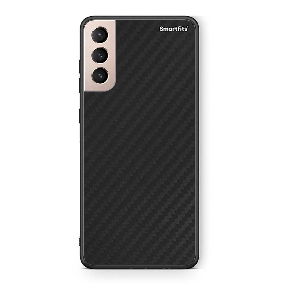 Samsung S21+ Carbon Black θήκη από τη Smartfits με σχέδιο στο πίσω μέρος και μαύρο περίβλημα | Smartphone case with colorful back and black bezels by Smartfits
