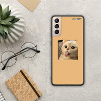 Thumbnail for Cat Tongue - Samsung Galaxy S21+ θήκη