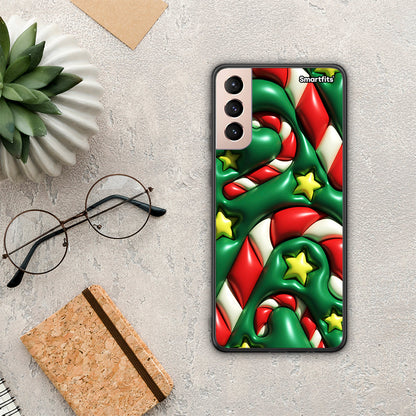 Christmas Bubbles - Samsung Galaxy S21+ θήκη