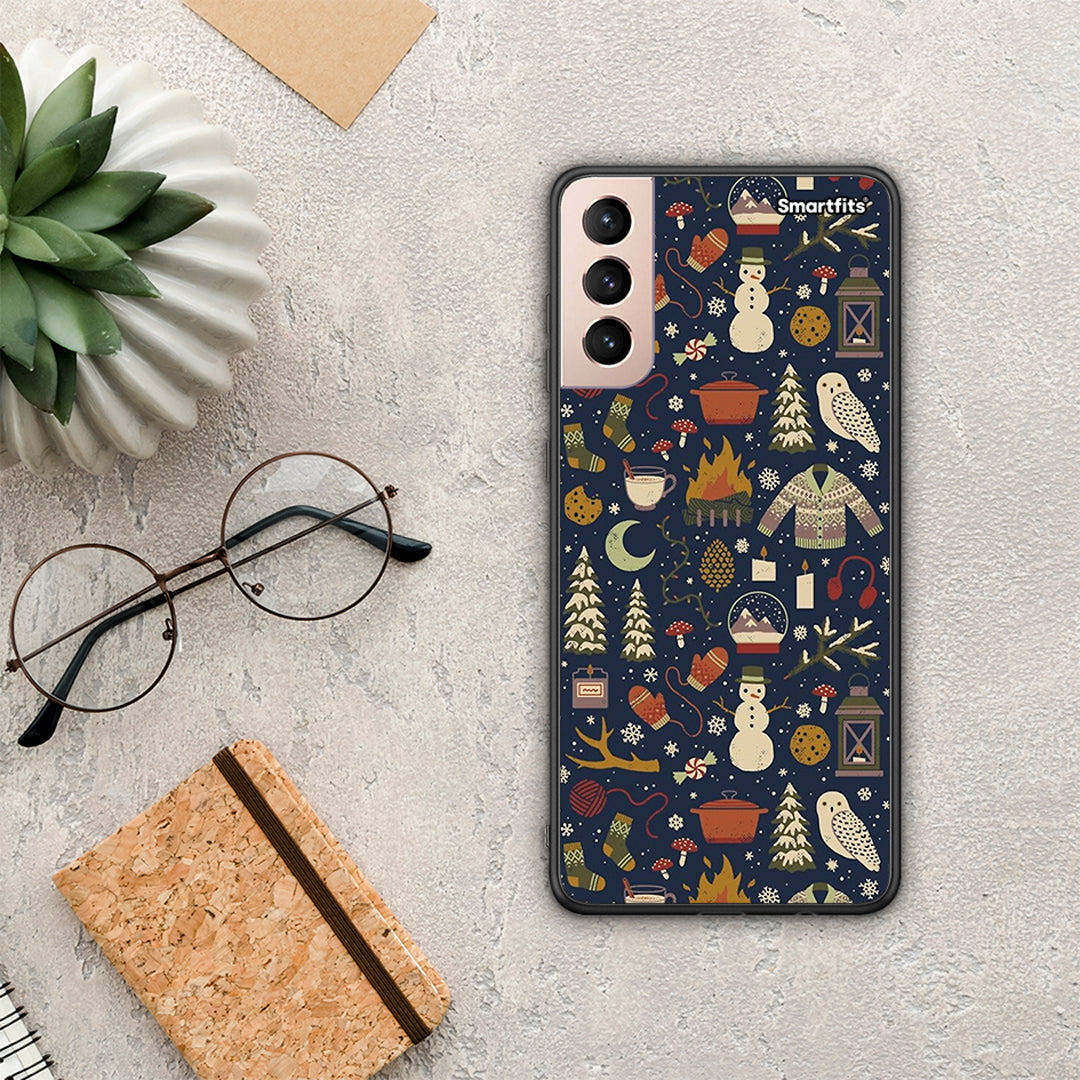 Christmas Elements - Samsung Galaxy S21+ θήκη