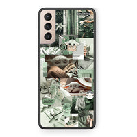 Thumbnail for Samsung S21+ Collage Dude Θήκη Αγίου Βαλεντίνου από τη Smartfits με σχέδιο στο πίσω μέρος και μαύρο περίβλημα | Smartphone case with colorful back and black bezels by Smartfits