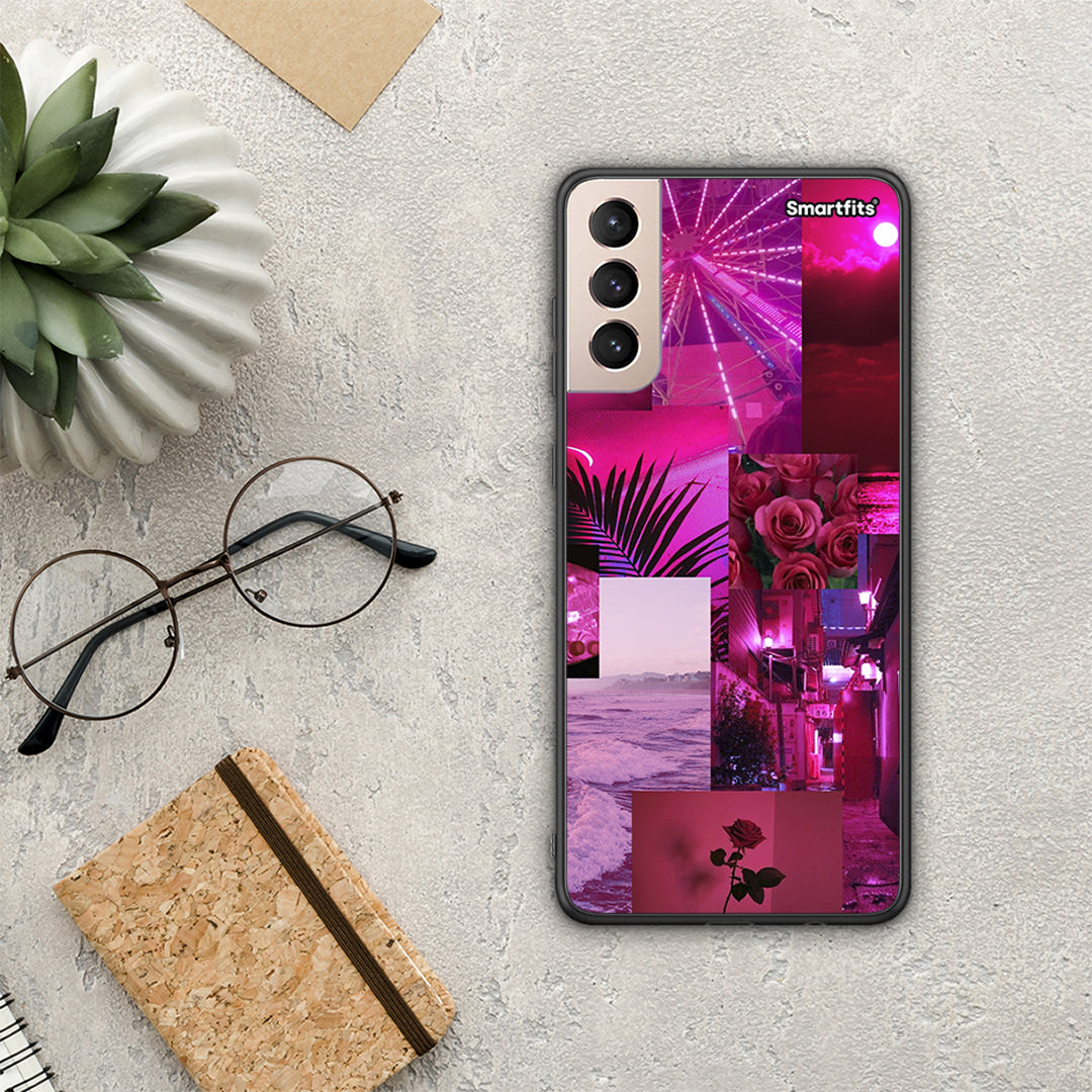 Collage Red Roses - Samsung Galaxy S21+ θήκη