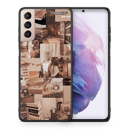 Θήκη Αγίου Βαλεντίνου Samsung S21+ Collage You Can από τη Smartfits με σχέδιο στο πίσω μέρος και μαύρο περίβλημα | Samsung S21+ Collage You Can case with colorful back and black bezels