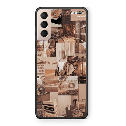 Samsung S21+ Collage You Can Θήκη Αγίου Βαλεντίνου από τη Smartfits με σχέδιο στο πίσω μέρος και μαύρο περίβλημα | Smartphone case with colorful back and black bezels by Smartfits